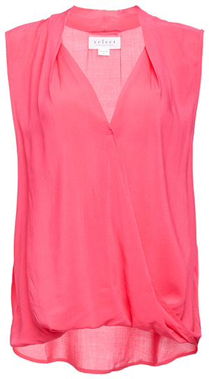 Velvet by Graham & Spencer Crisscross Sleeveless Top