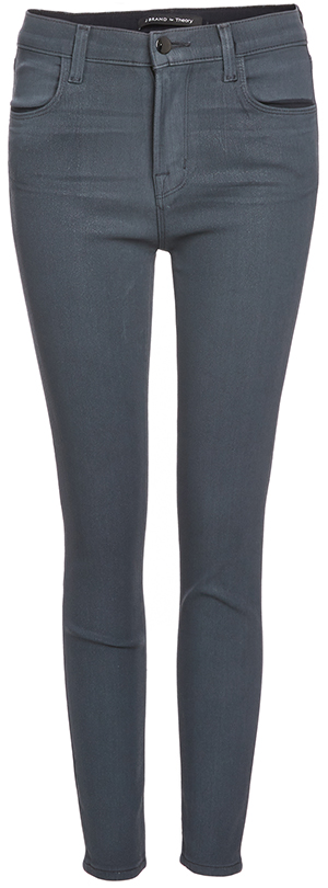 J Brand for Theory Coated Denim Skinny Jean