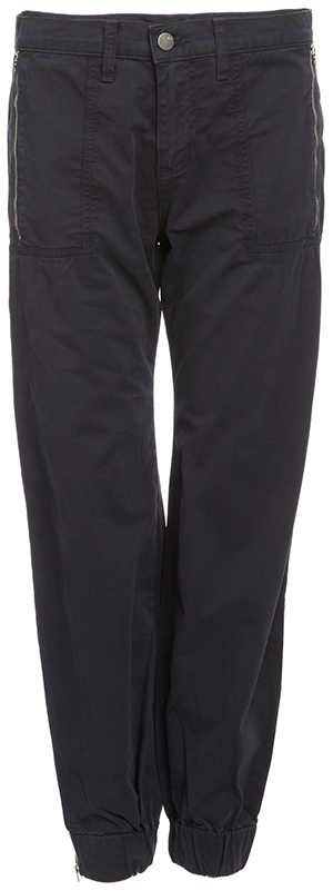 J Brand Twill Zip Ankle Jogger Pants