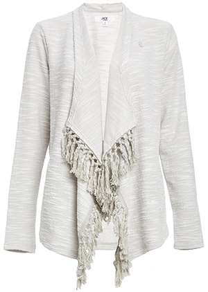 Jack by BB Dakota Alpine Fringe Cotton Cardigan