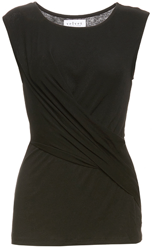 Velvet by Graham & Spencer Kacia Sleeveless Twist Front Top