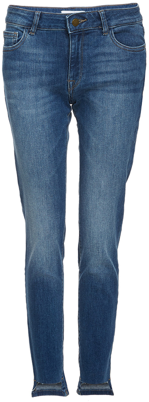 DL1961 Margaux Instasculpt Washed Step Hem Skinny Jeans