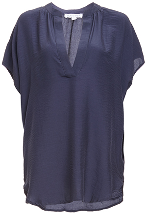 Layla V-Neck Popover Blouse