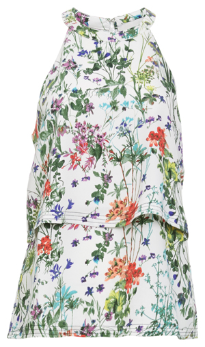 GREYLIN Floral Tiered Top