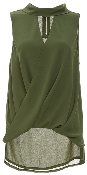 Nayah Surplice Drape Top