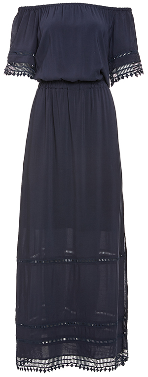 Tart Collections Isolde Crochet Trim Maxi Dress