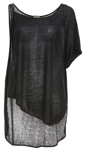 Free People Asymmetrical Knit Pluto Tee