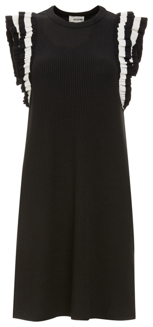 Charmaine Ruffle Sleeveless Knit Dress