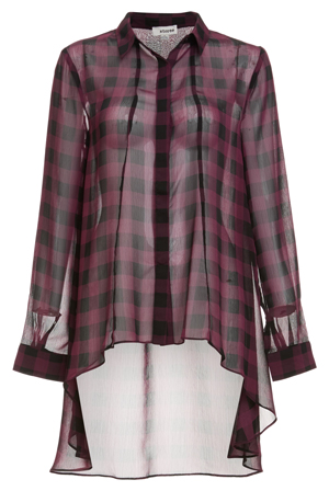 Amethyst Plaid Top