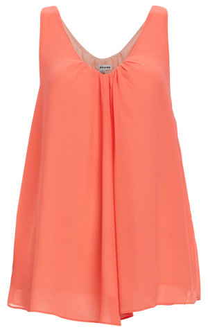 Coral Flowy Tank