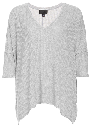 Andrea V-Neck Ribbed Top