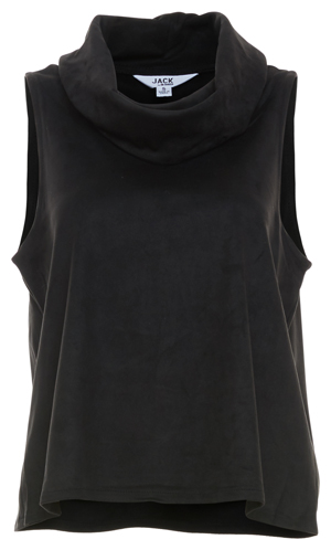 Jack by BB Dakota Vegan Suede Cowl Neck Tank