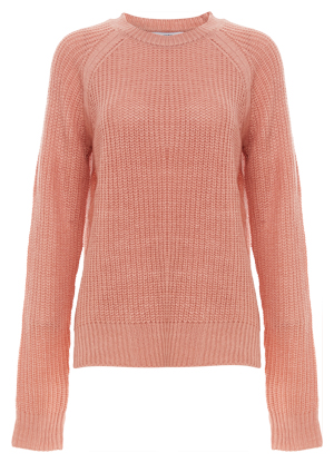 Jack by BB Dakota Open Back Panel Ribbed Sweater