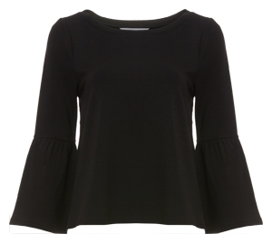 BB Dakota French Terry Flared Sleeve Top