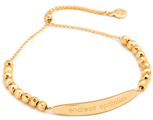 Gorjana 'Endless Optimism' Intention Bracelet