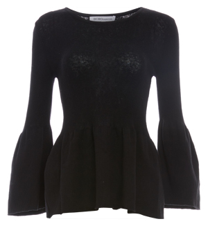 BCBGeneration Ribbed Peplum Sweater