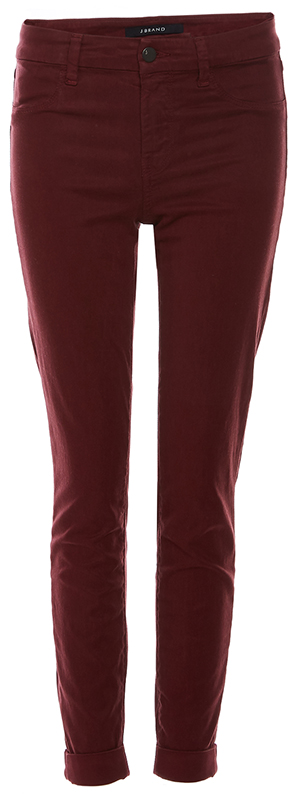 j brand anja mid rise cuffed crop