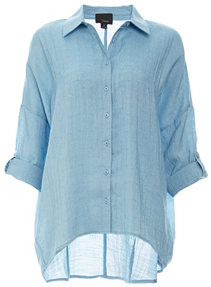 3/4 Sleeve Linen Top