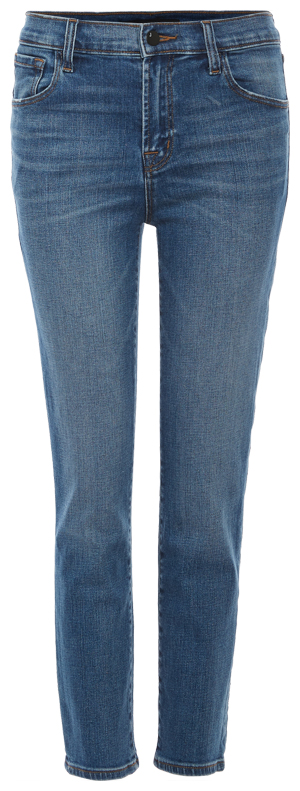 J Brand Ruby High Rise Crop Cigarette Jeans