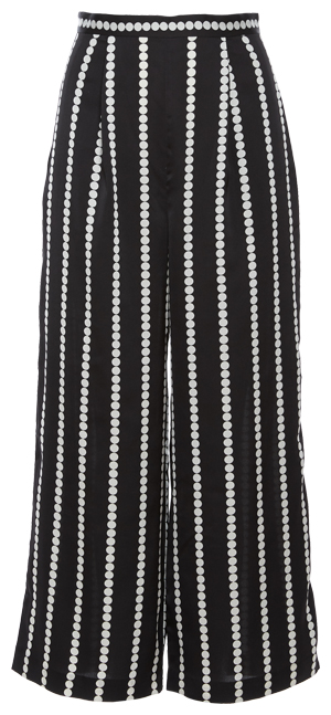 Finders Keepers Polka Dot Stripe Palazzo Crop Pant