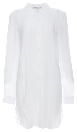BCBGeneration Long Sleeve Overlap Shirt