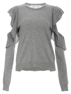 BCBGeneration Cotton Pointelle Sweater