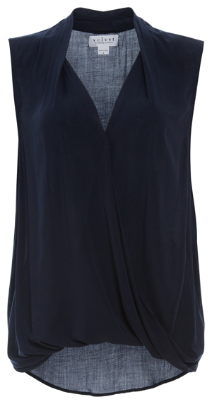 Velvet by Graham & Spencer Crisscross Sleeveless Top