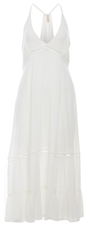 RAGA V-Neck Cutout Details Midi Dress
