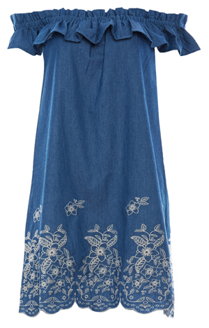 J.O.A. Off-the-Shoulder Sleeve Dress