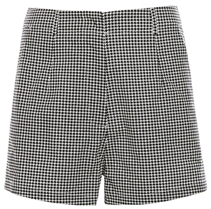 Houndstooth Highwaist Shorts