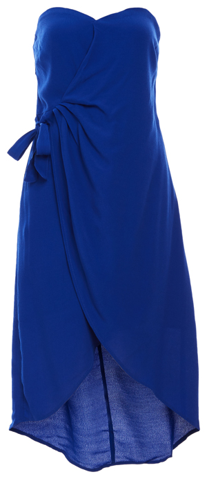 ASTR the Label Strapless Wrap Dress