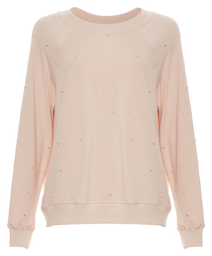 Wildfox Crystal Embellished Sweater