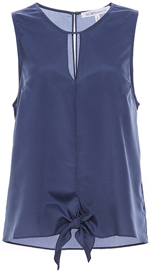 BCBGeneration Tie Waist Tank Top