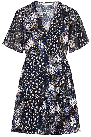 BCBGeneration Ruffle Wrap Dress