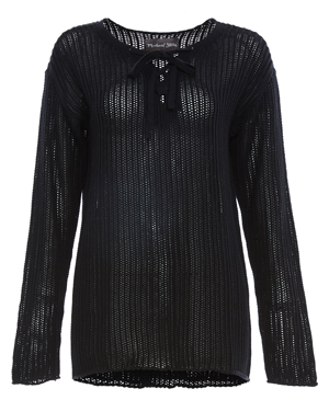 Michael Stars Lace-Up Sweater