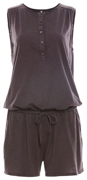 Velvet by Graham & Spencer Button Up Front Romper