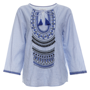 Velvet by Graham & Spencer Embroidered Cotton Top