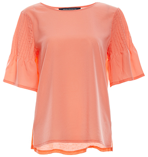 French Connection Light Bell Sleeve Top