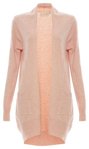 Noah Long Open Front Cardigan