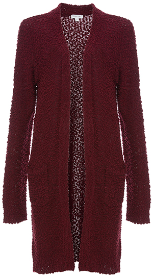Open Front Cardigan with Pockets