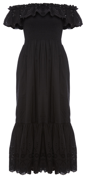 Gypsy Eyelet Midi Dress