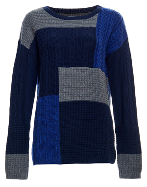 Velvet by Graham & Spencer Patchwork Sweater