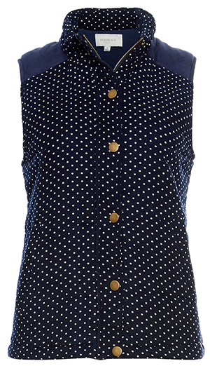 Skies Are Blue Polka Dot Vest