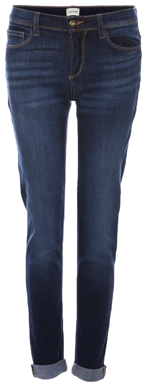 Rolled Cuffs Mid Rise Jean