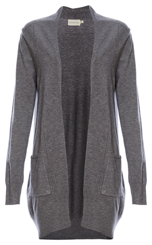 Noah Long Open Front Cardigan