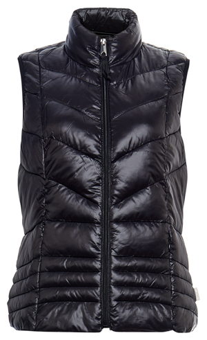 Quilted Zip Up Light Down Vest