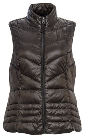 Quilted Zip Up Light Down Vest