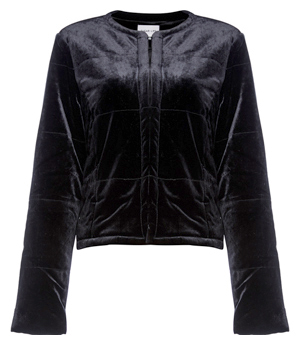 Velvet Quilted Jacket