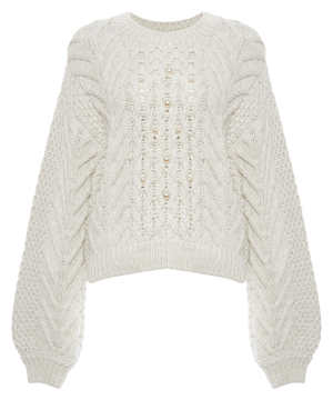 Rebecca Minkoff Blake Sweater with Pearls