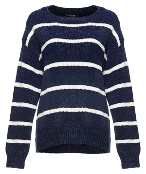 Striped Crew Neck Sweater